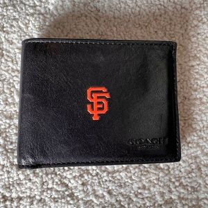 Coach Leather Wallet - SF Giants